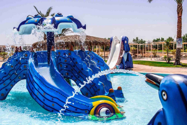 kids pool with slides